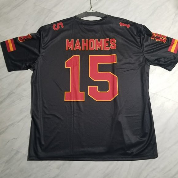 PATRICK MAHOMES 15 - KANSAS CITY CHIEFS CAMO PRINTED FOOTBALL JERSEY - Picture 4 of 16